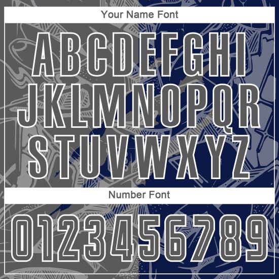 Benutzerdefinierte Graffiti Muster Stahl Grau-Navy Scratch Sublimation Fußball Uniform Jersey