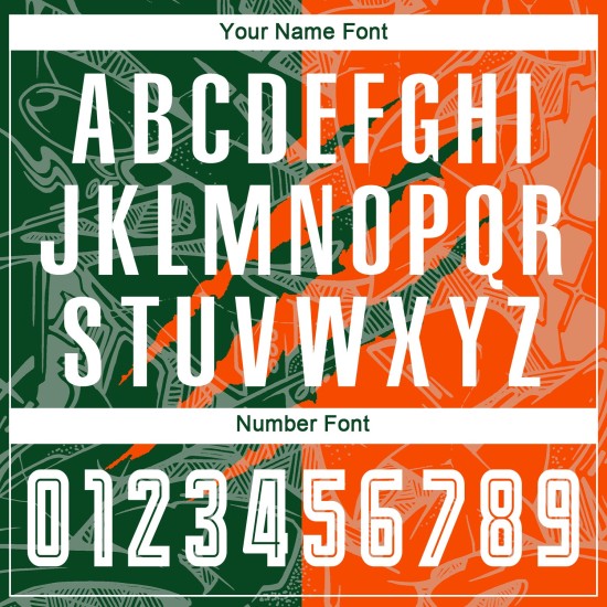 Benutzerdefinierte Graffiti Muster Grün-Orange Scratch Sublimation Fußball Uniform Jersey Benutzerdefinierte Graffiti Muster Grün-Orange Scratch Sublimation Fußball Uniform Jersey