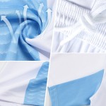 Benutzerdefinierte Graffiti Muster Schwarz Aqua-Orange Scratch Sublimation Fußball Uniform Jersey