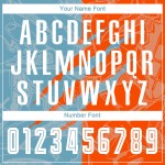 Benutzerdefinierte Graffiti Muster Schatten Blau-Orange Scratch Sublimation Fußball Uniform Jersey